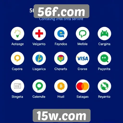 Métodos de pagamento disponíveis em 56f.com